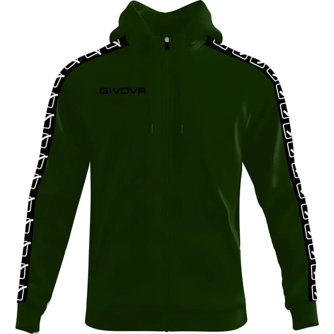 Sweatshirt capuchon met volledige rits Givova