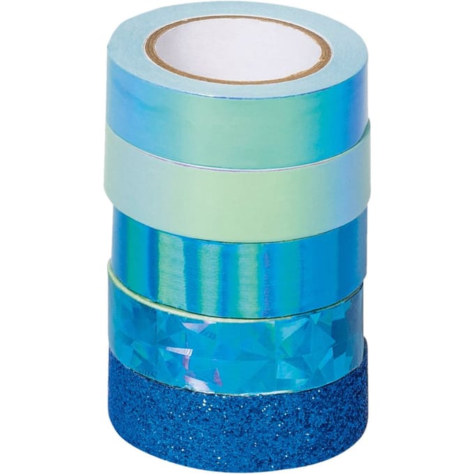 Decoratietapes "Effect Mix" - Blauw