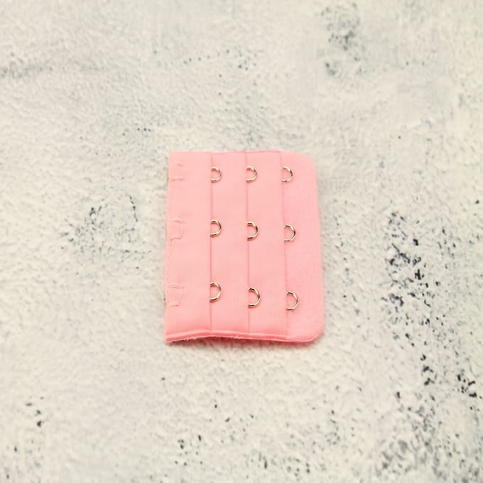 Beha Verlenger 3 Haaks Baby Roze (per stuk)