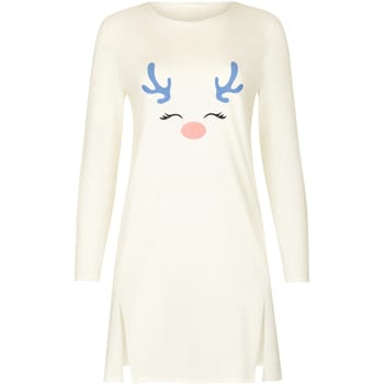 Nachthemd Lisca Holiday Nachthemd met lange mouwen Cheek