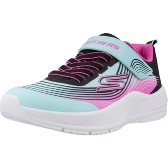 Skechers Microspec Advance Meisjes Sneakers - Multicolour