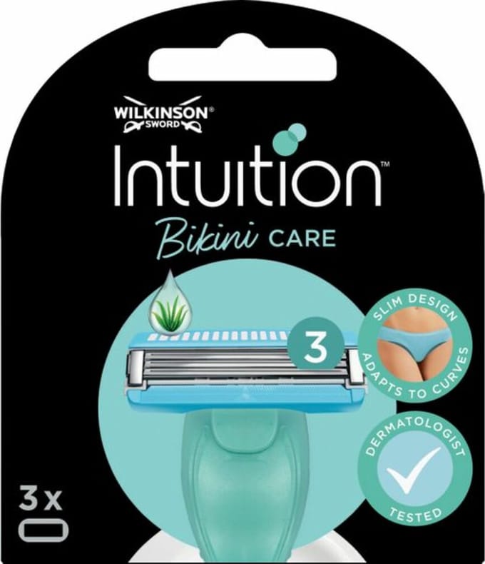 Wilkinson Intuition Navulmesjes Bikini Care Duo - 3 stuks