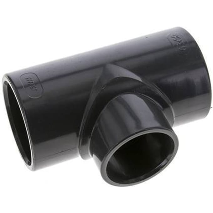 PVC Adapter T-stuk Lijmmof 63 tot 50mm