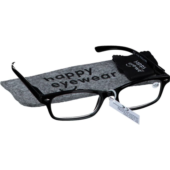 Pharmaglasses Leesbril Diop.+3.00 Black
