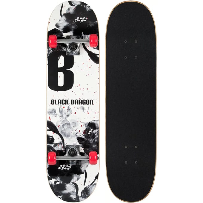 Black Dragon Skateboard - Street Natives - Zwart/Rood - 100Kg