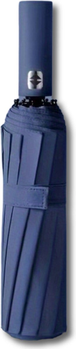 Livano Moderne Stormparaplu - Windproof Paraplu - Opvouwbaar - Stormproef - Automatisch Uitklapbaar - Umbrella - Blauw