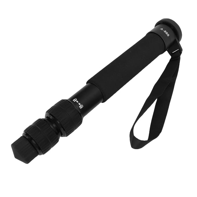 Professionele Camera Monopod 155cm Aluminiumlegering 7 Secties Draagbaar 5kg Belasting Enkele Lens Reizen