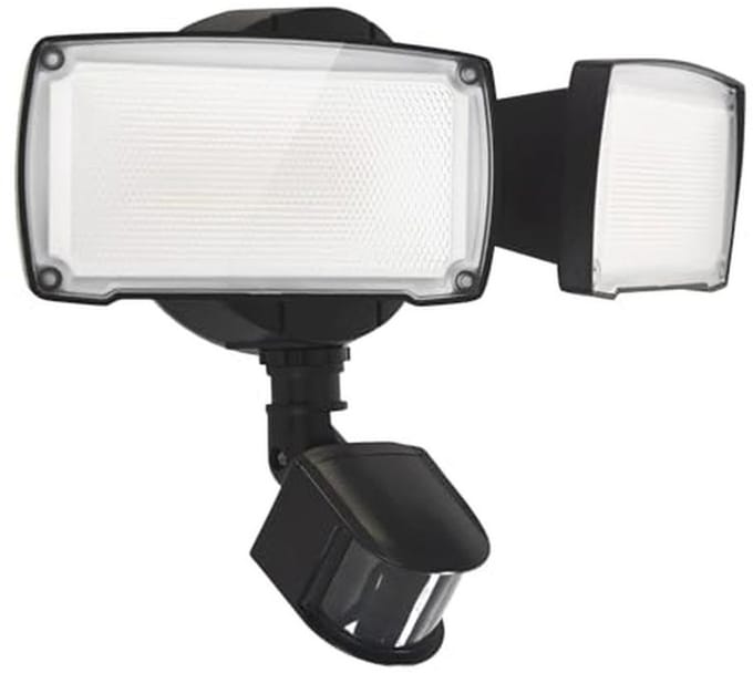 LED Wandlamp met Bewegingssensor - 19W, 2000LM, IP65 Waterdicht, Dageraad tot Schemering