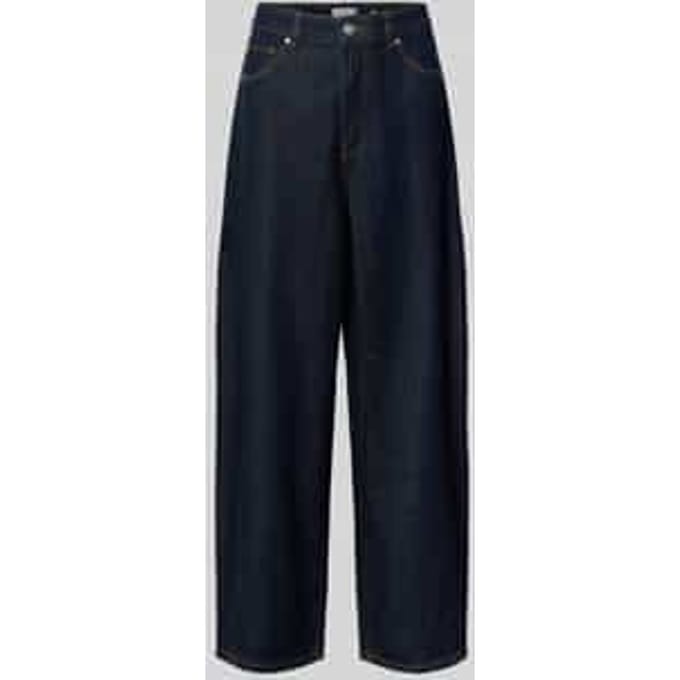 Barrel jeans van puur katoen