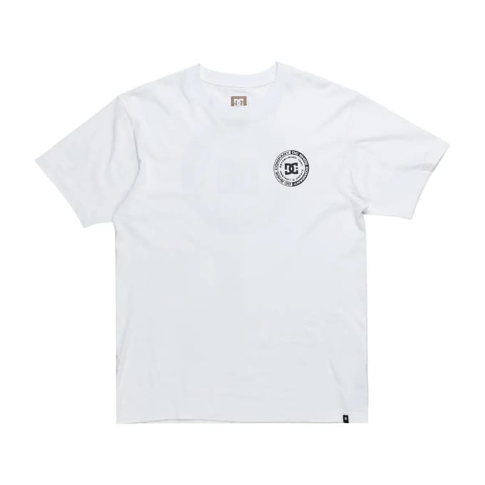 Dc Shoes Corpo Fb T-shirt Met Korte Mouwen Wit S Man