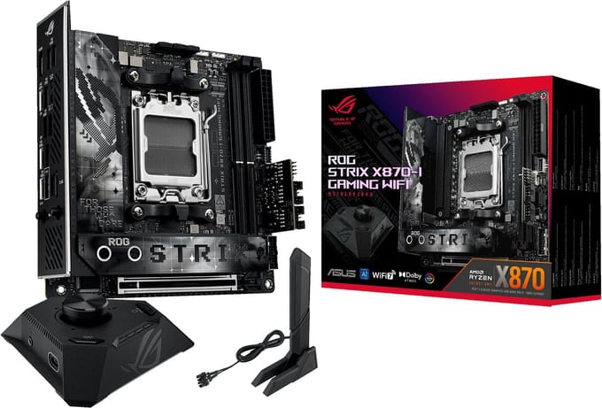 ASUS ROG Strix X870-I GAMING WIFI - Moederbord - Socket AM5 - Mini-ITX - AMD X870 chipset