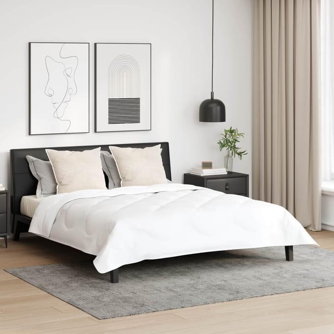 vidaXL - Hoofdkussen - 2 - st - 80 - x - 80 - cm - Katoen - Wit