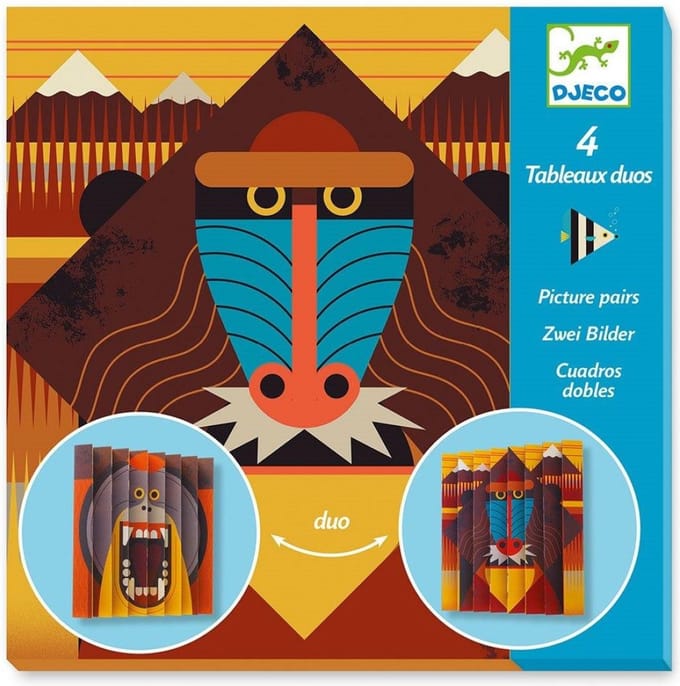 Djeco creatief papier Wild life