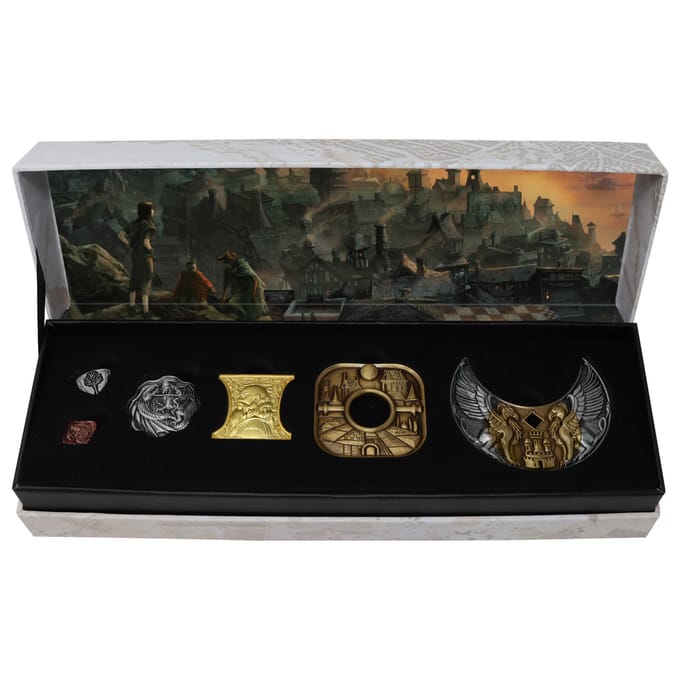FaNaTtik Dungeons & Dragons Verzamelobject Collectable Coin 6-Pack Zilverkleurig