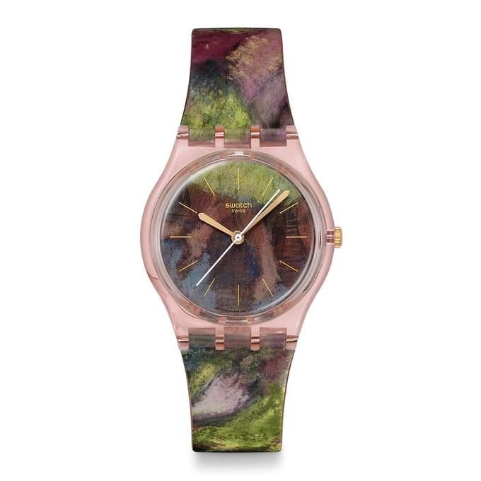 GENT BIOSOURCED DANCERS Horloge SO28Z131 Unisex Volwassene Roze [Swatch] DEGAS'S roze