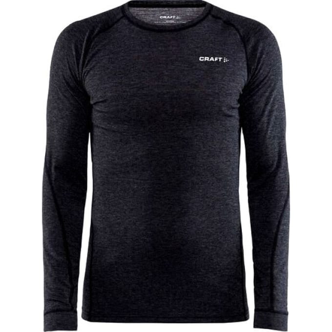 Craft - Core Wool Merino LS Tee - Thermoshirt - Heren - Zwart - S