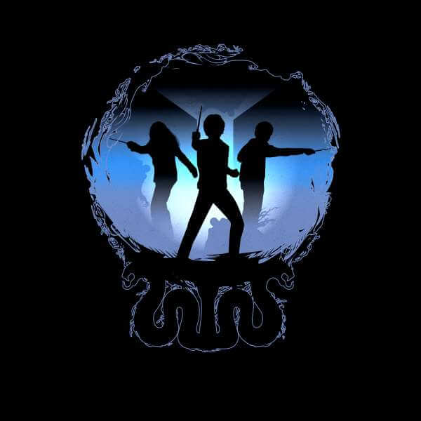 Harry Potter Silhouette Attack Trui - Zwart - S