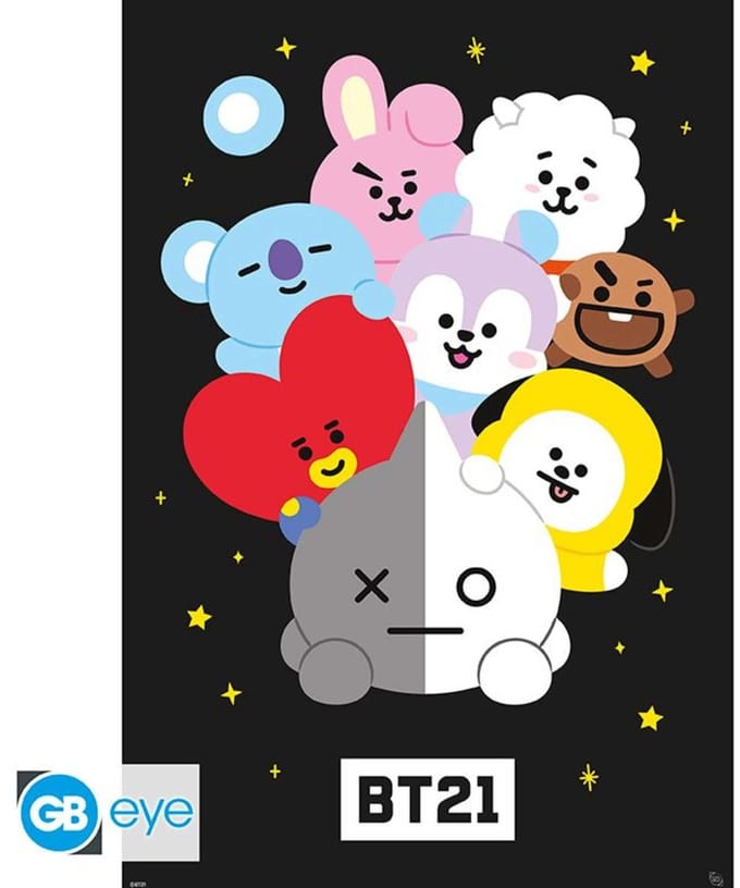 Poster BT21 - Characters 61x91,5cm
