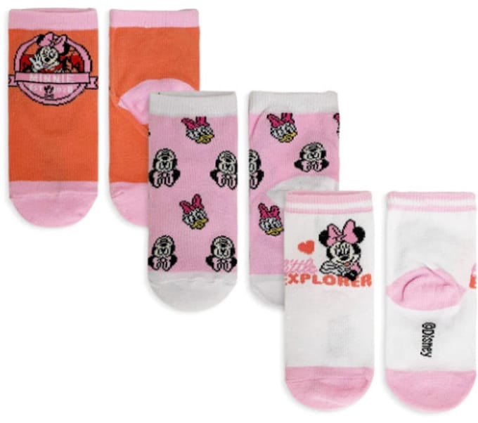 Disney Minnie Explorer Witte babysokken 0/6 maanden