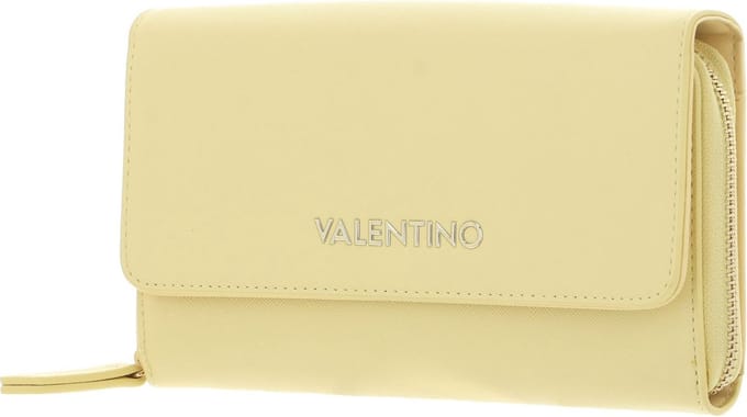 VALENTINO Schoudertas Koppeling Zero Re Wallet With Shoulder Strap Vaniglia Lichtgeel