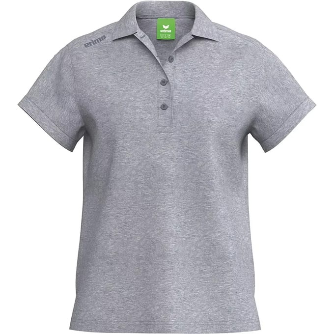 Erima Ts Polo Dames - Grey Melange | Maat: 36