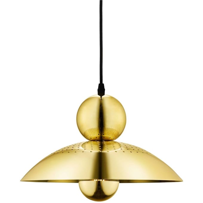 DESIGN BY US Hanglamp gezocht, goudkleurig, ijzer, Ø 32 cm