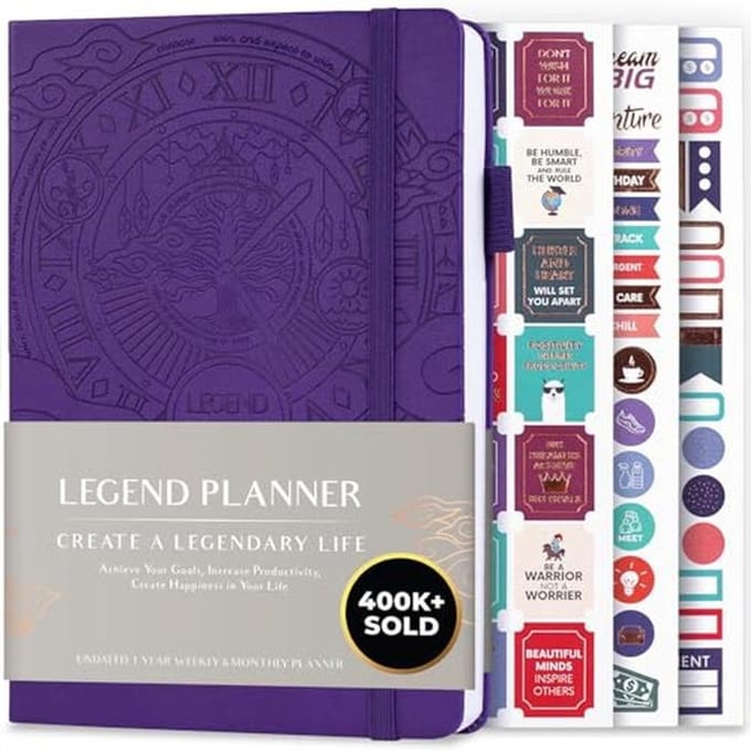 Deluxe Week- & Maand Planner in A5 - Organiseer Je Leven en Bereik Je Doelen