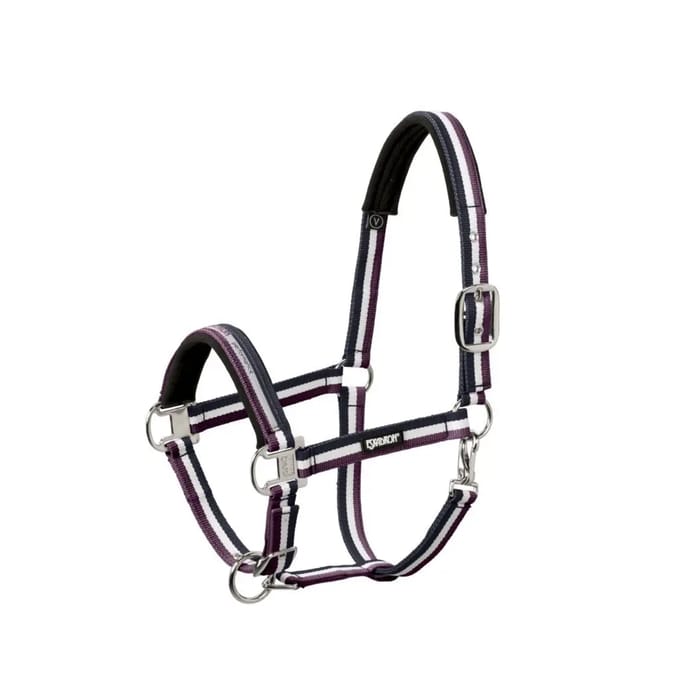 Eskadron Headcollar Pin Buckle X-Full Nightbleu-White
