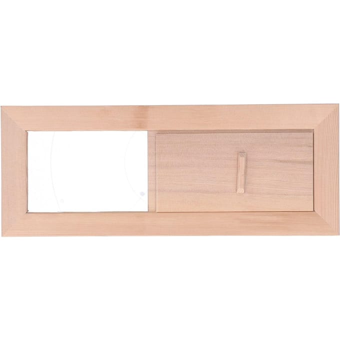 Sauna Luchtrooster Houten Verstelbaar Rooster Ventilatiepaneel Accessoire voor Stoomruimte