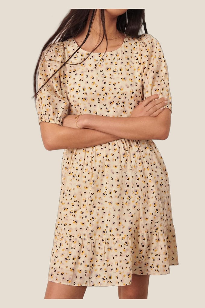 BA&SH Robe Beth Ecru Size: M | Mini Dresses Outlet | Dames | Ecru