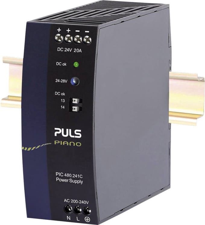 PULS PIC480.241C DIN-rail netvoeding 20 A 480 W Inhoud 1 stuk(s)