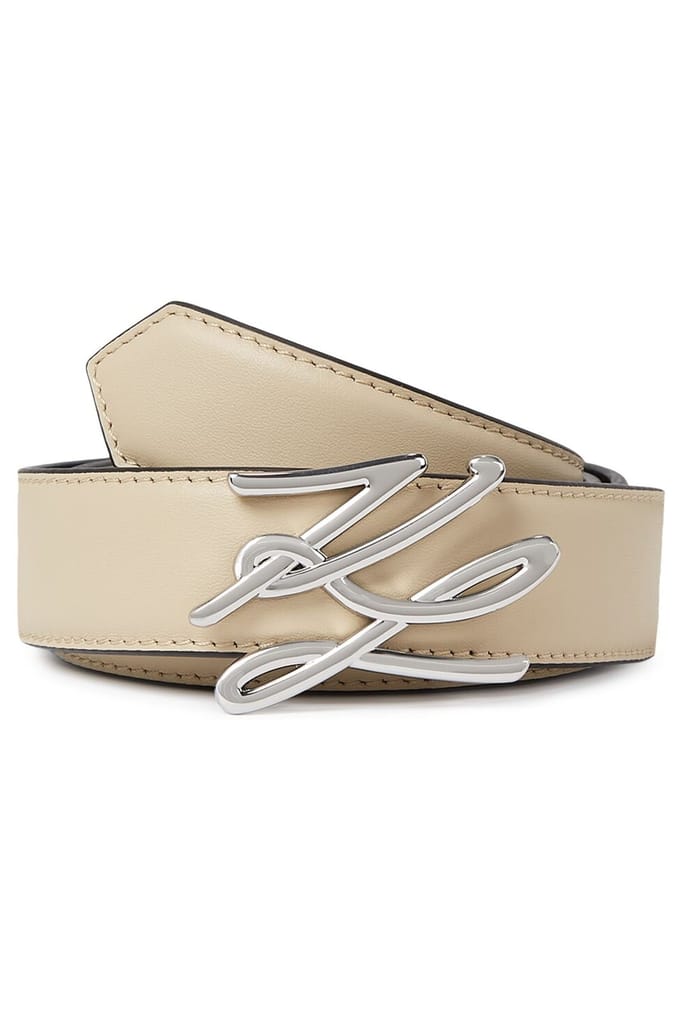 Karl Lagerfeld K/autograph Medium Belt Sand Taglia: 75 | Cinture Outlet | Donna | Marrone