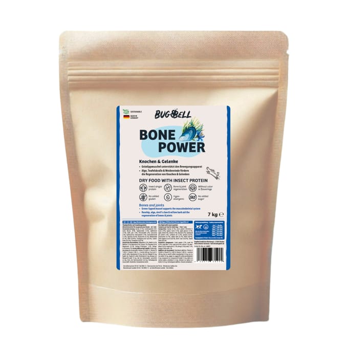 7kg BugBell Bone Power droogvoer voor honden