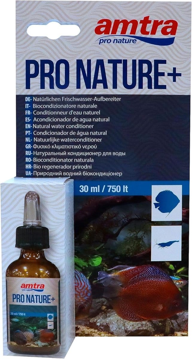 Amtra Pro Nature Plus aquarium waterconditioner – natuurlijke bioconditioner – 30 ml