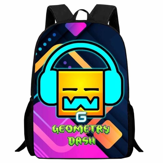 Geometry Dash Student Rugzak Geometry Sprint Rugzak Lichtgewicht 12e Klas Jongens en Meisjes