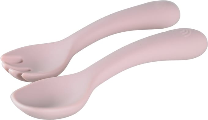 Sproudsy Bestekset Clouds – Kinderbestek – Kinderservies - Baby – Rose