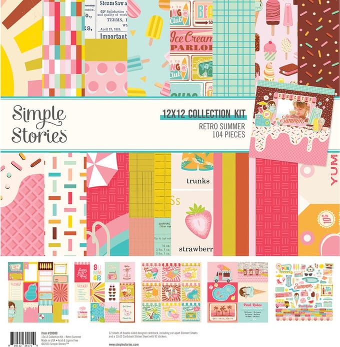 Simple Stories - Retro Summer Collection Kit (SIS20000)