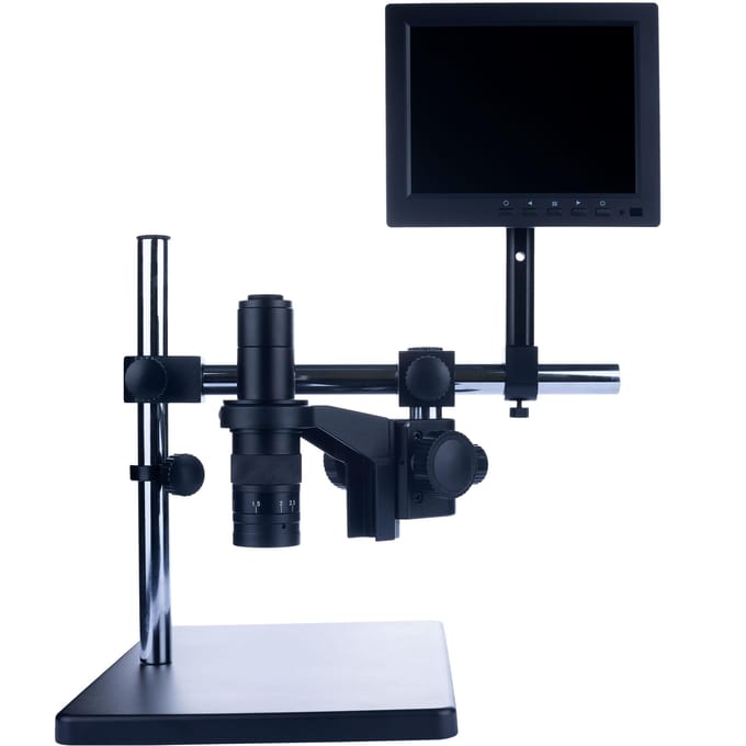 Rosfix Digitale Microscoop Set Earth Pro MCEP-0.5X-PZRR - Regelbaar Arm - Grote Werkruimte - 7–45x