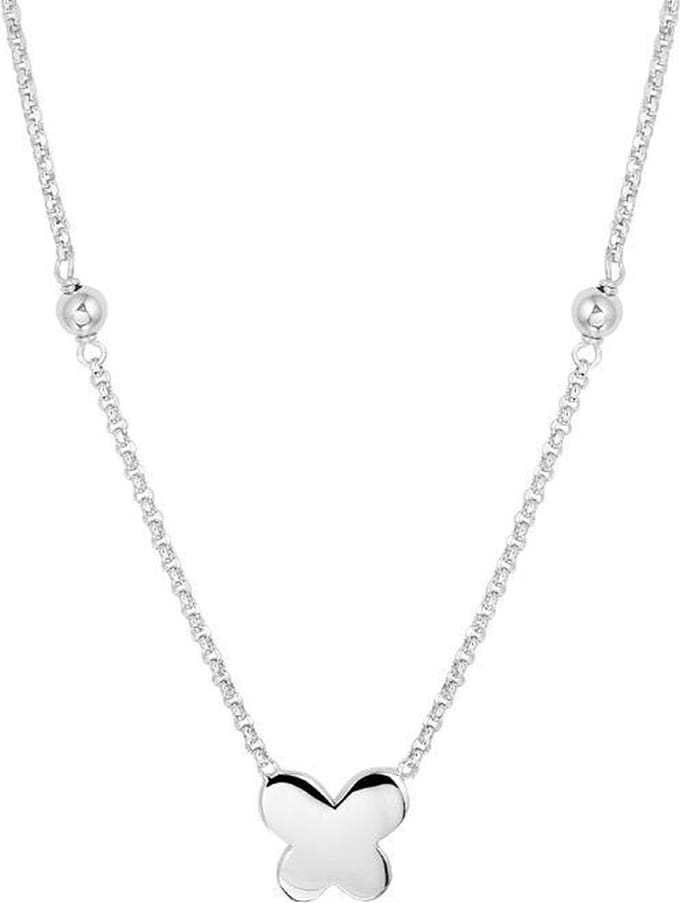 Yep! Ketting Vlinder 1,2 mm 36 + 3 cm - Zilver