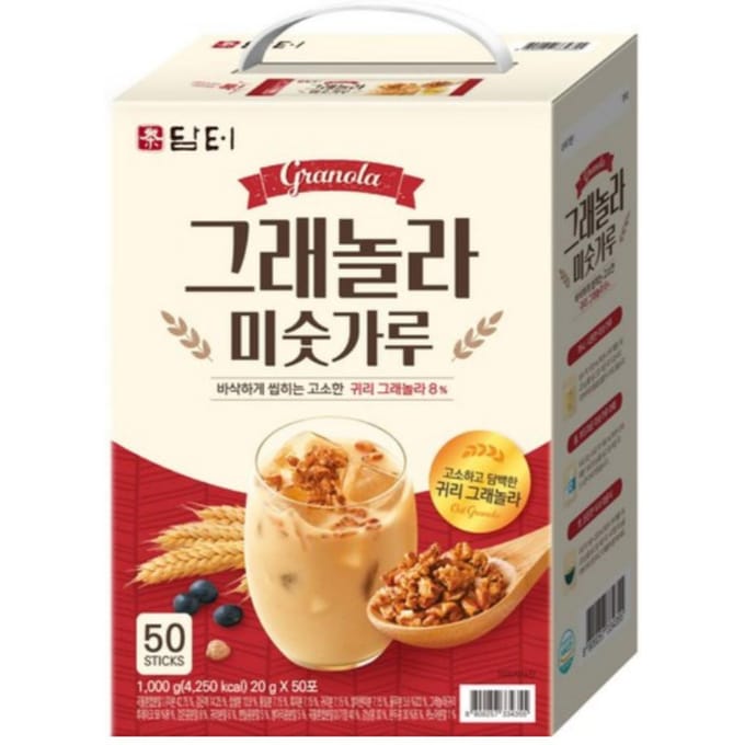 [Damtuh] Granola Misugaru 1kg(20gx50EA) gray