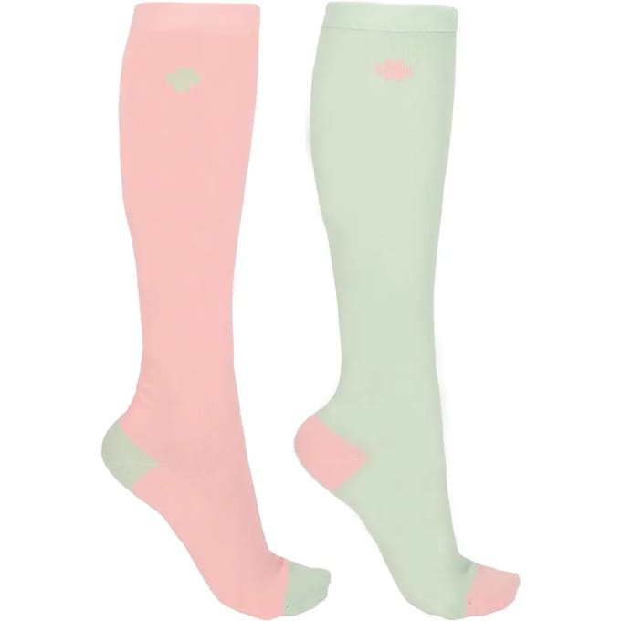 QHP - Kniekous gift box Lucky Start - Set van 2 Paar Sokken - Maat 35-38