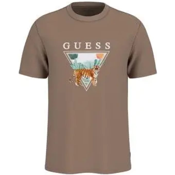 t-shirt met motiefprint model 'TIGER SPIRIT'