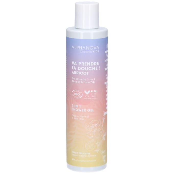 Alphanova Kids Kids bio showergel abricot 250 Milliliter