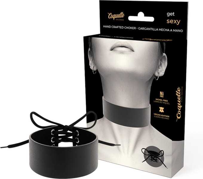 COQUETTE ACCESSORIES | Coquette Hand Crafted Choker Vegan Leather