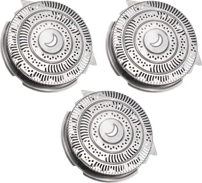 3 Scheerkoppen geschikt voor Philips hq9/50 – Scheerkoppen set – Scheer opzetkoppen - Shaving blades – 3 stuks