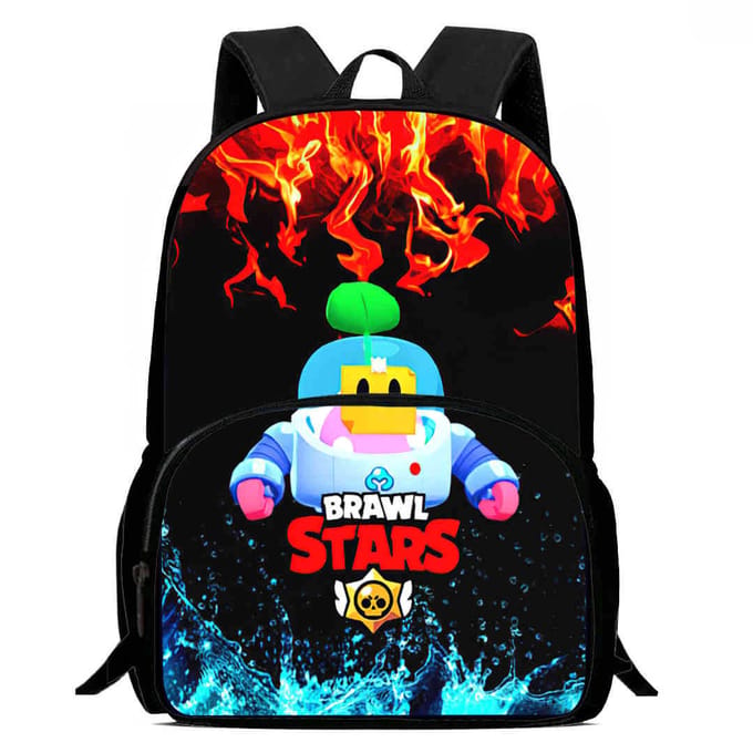 Brawl Stars Schooltas Hoge Definitie Print Multi-Functioneel Lichtgewicht Rugzak