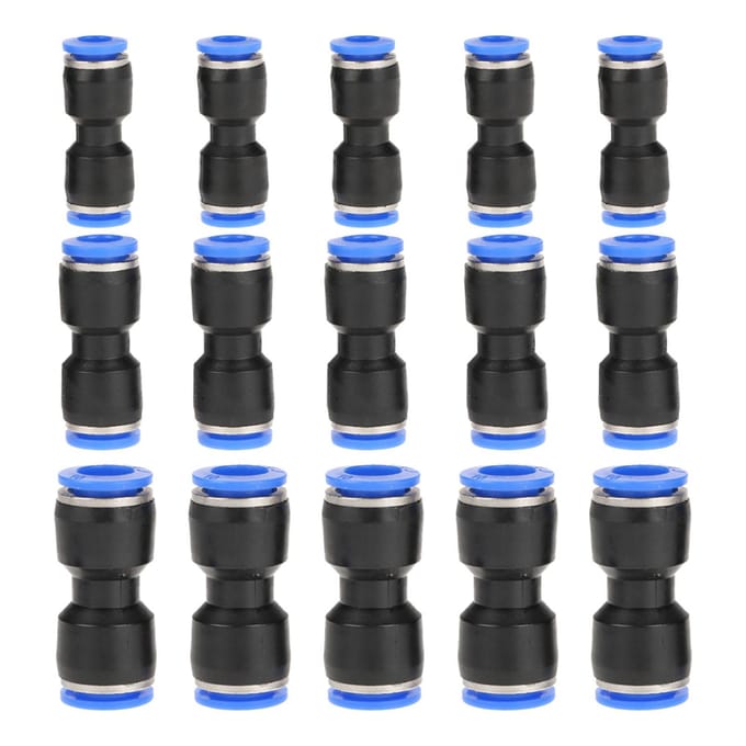 30 stuks Snelkoppeling Rechte Push Connectors Luchtleiding Fittings voor 14 516 38 Buis