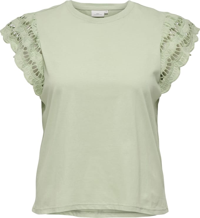 ONLY CARMAKOMA - CARMACY S/S O-NECK MIX TOP JRS - Meisjes - Blouses