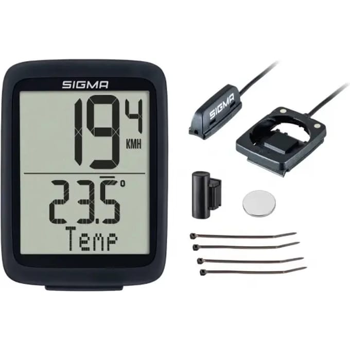 Sigma BC 10.0 WR Fietscomputer Via kabel Met wielsensor