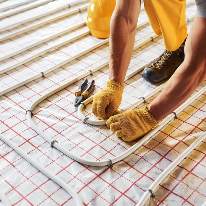 PEX-AL-PEX Buis, 656ft, 5/8'' Diameter Aluminium-Kunststof Composiet Buis Zuurstofbarrière Vloerverwarming PEX Buis, 0,08'' Dikte Vloerverwarming